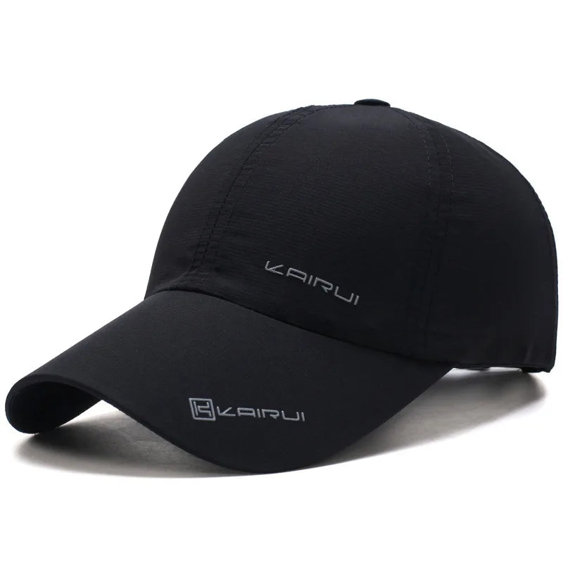 Quick Dry Baseball Caps for Men Black Adjustable Women Running Cap Casual Hat Breathable Summer Mesh Sport Hats 2023