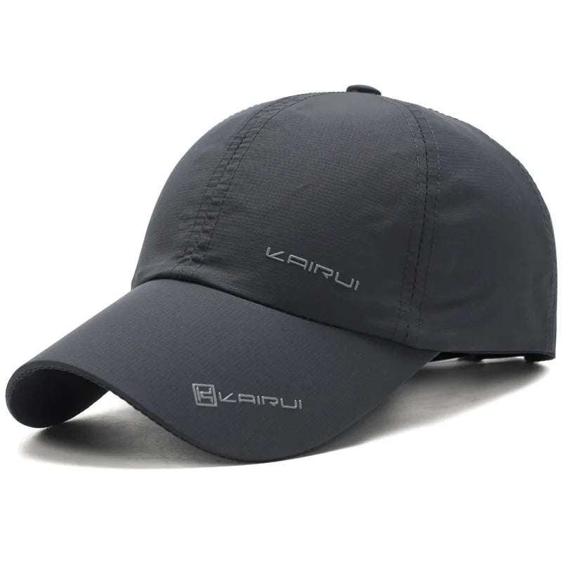 Quick Dry Baseball Caps for Men Black Adjustable Women Running Cap Casual Hat Breathable Summer Mesh Sport Hats 2023