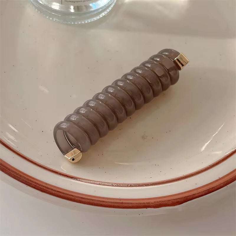 Vintage Elastic Hair Bands Women Girls Telephone Wire Hair Ties Spiral Coil Rubber Bands Hair Rope Kid Ponytail Hair Accessories