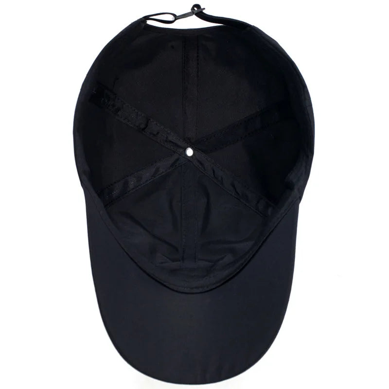 Quick Dry Baseball Caps for Men Black Adjustable Women Running Cap Casual Hat Breathable Summer Mesh Sport Hats 2023