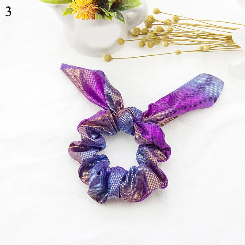 Women'S Trends Leopard Serpent Rabbit Ears Hair Band Large Intestines Girls Hair Accessories Headbands Headwear Ornaments