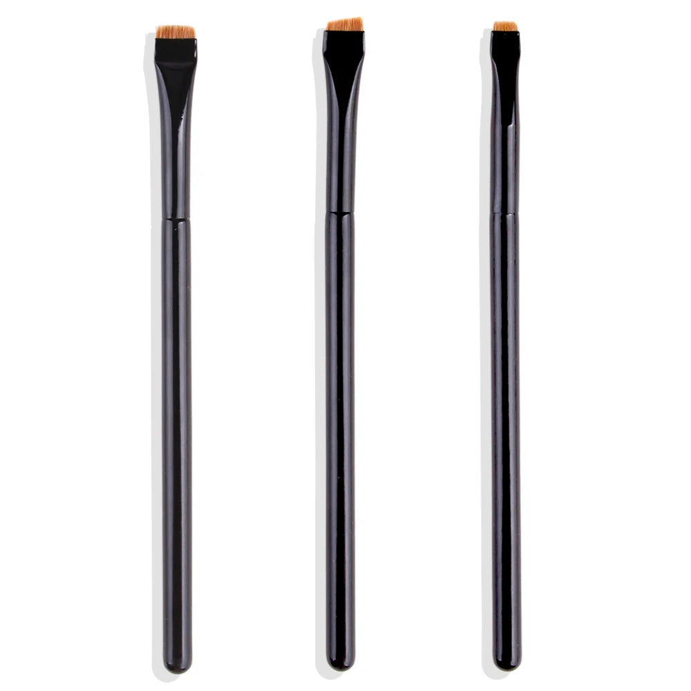 3Pcs Professional Makeup Brushes Thin Angled Flat Eyeliner Lip Eyebrow Brush Application Cosmetics Make up Accessories