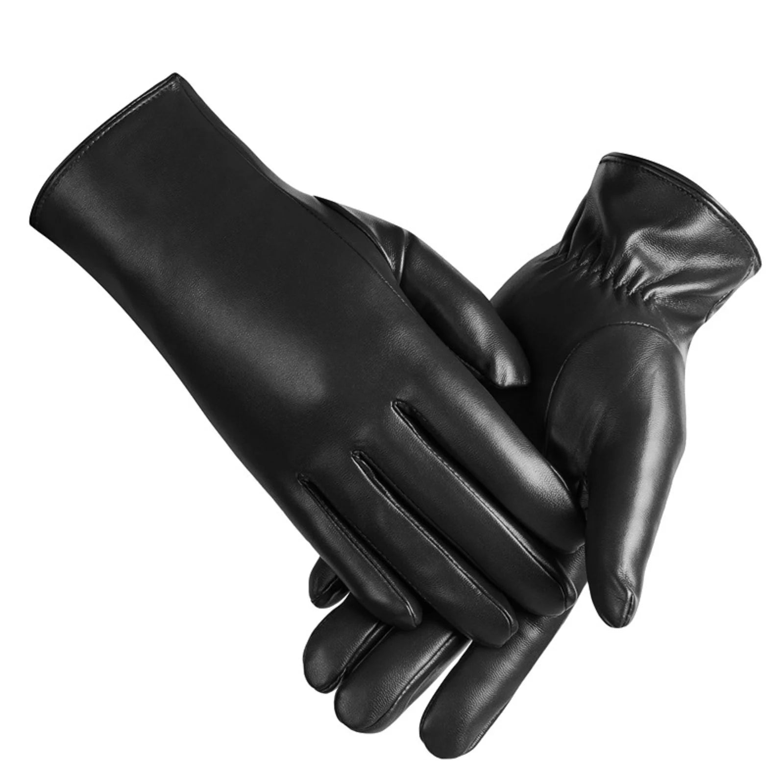 Winter Gloves Women PU Leather Touchscreen Gloves Windproof Water-Resistant Gloves for Women