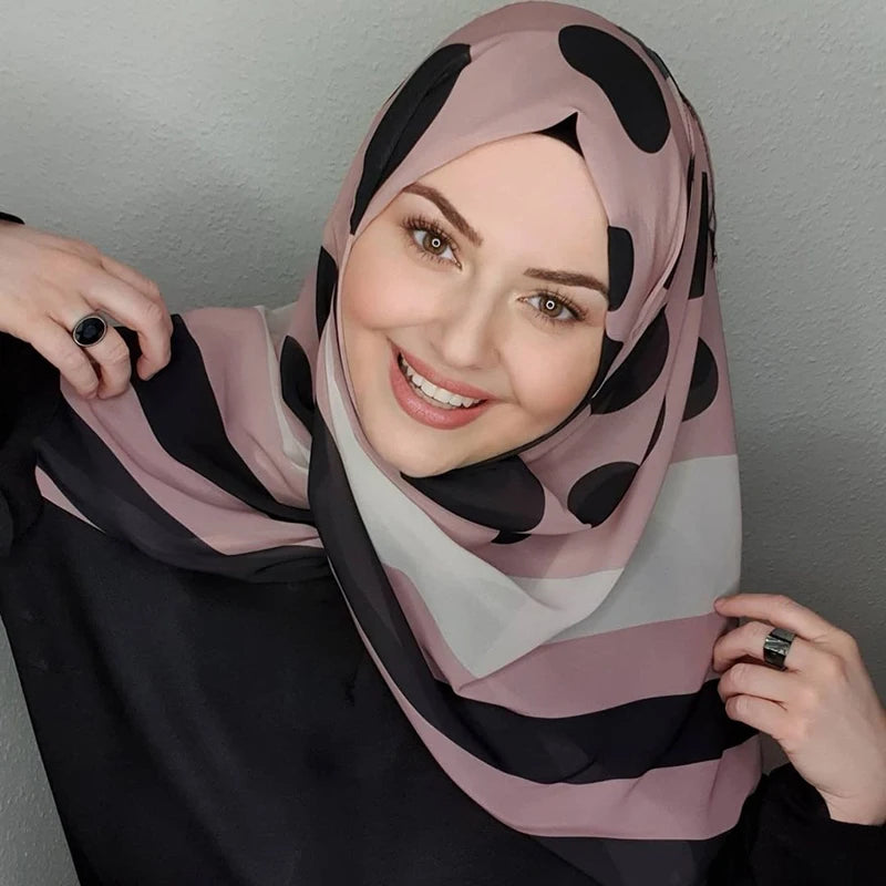 Islamic Fashion Chiffon Hijab Abaya Hijabs for Woman Abayas Jersey Head Wrap Scarf Muslim Dress Women Turbans Instant Turban