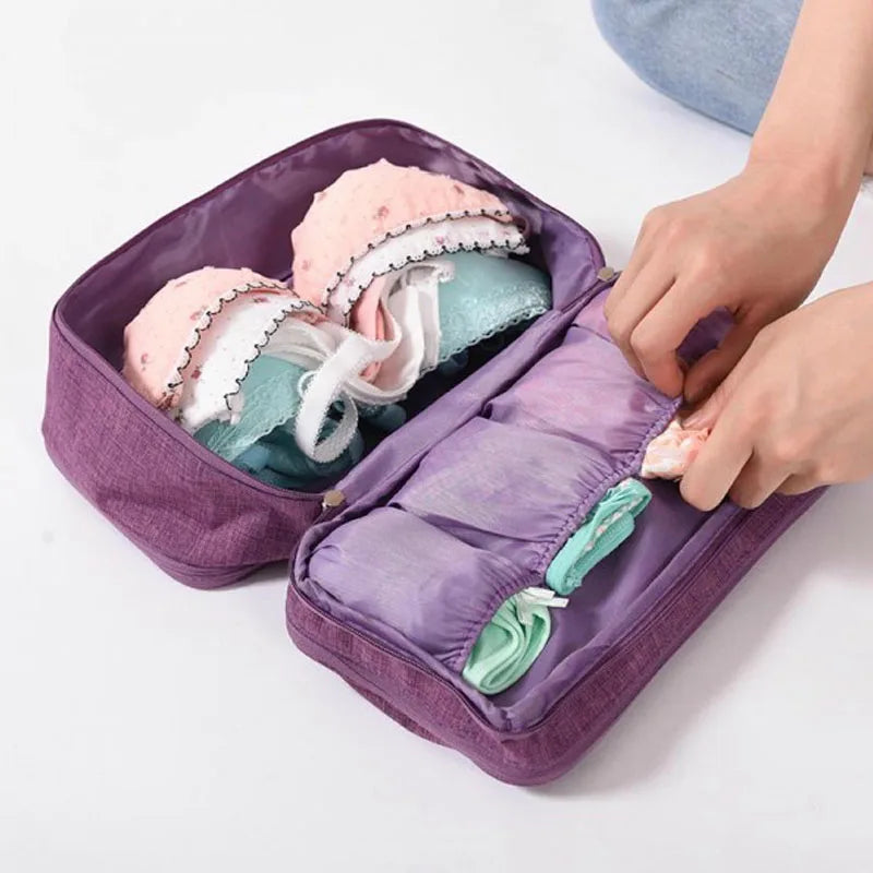 High Capacity Travel Storage Bag for Bra Underwear Socks Cosmetics New Wardrobe Closet Clothes Organizer Accessories Storage Bag