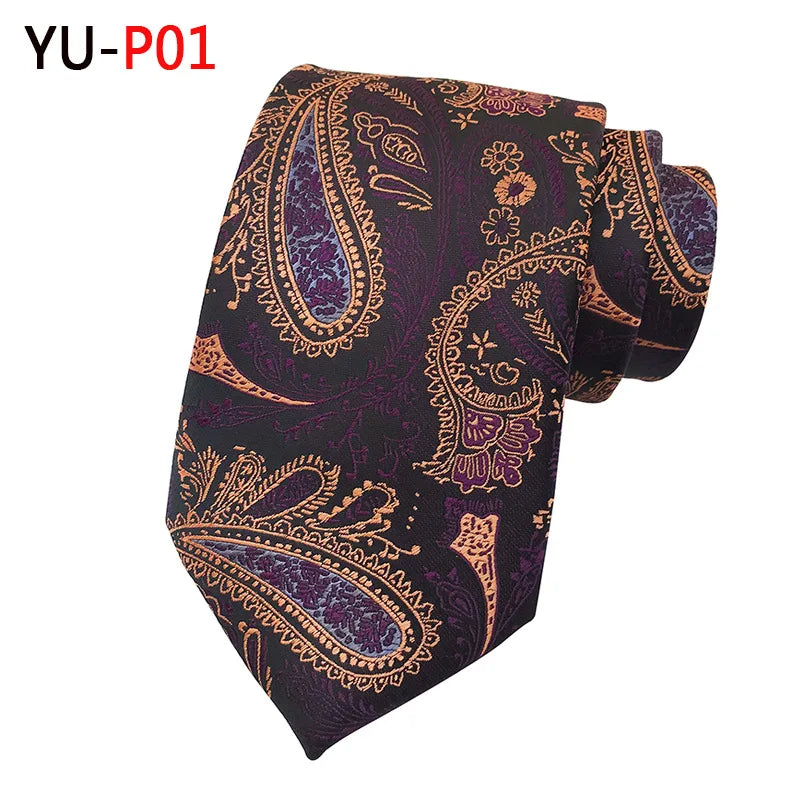 New 8Cm Striped Dark Tie Business Casual Silk Luxury Mens Neck Ties Wedding Party Neck Tie Formal Dress Neck Tie