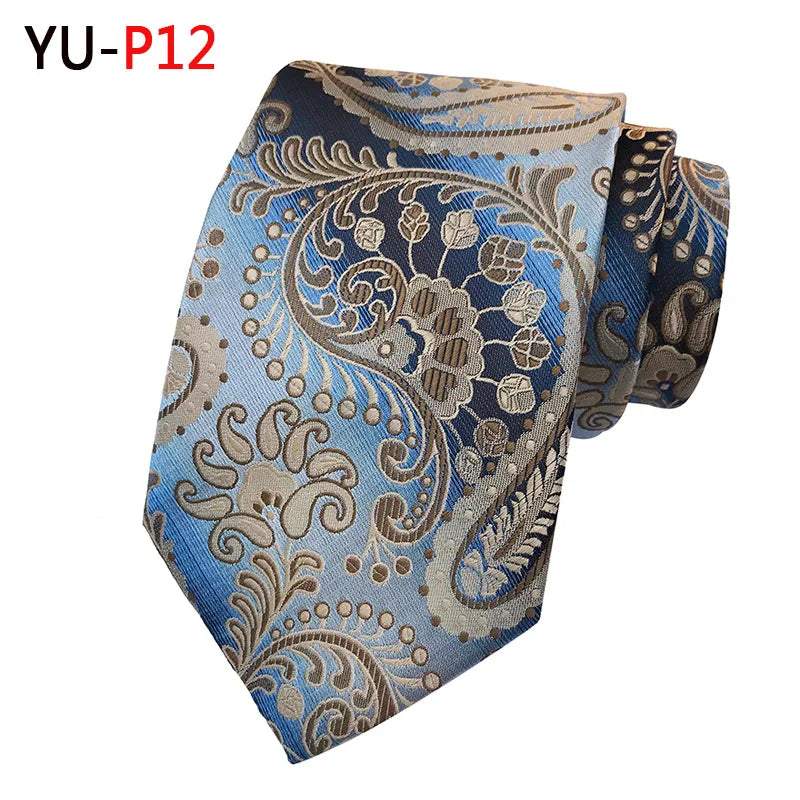 New 8Cm Striped Dark Tie Business Casual Silk Luxury Mens Neck Ties Wedding Party Neck Tie Formal Dress Neck Tie